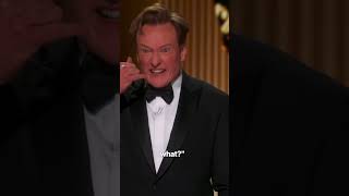 Conan O' Brien Poked Fun At The Karla Sofía Gascón Controversy Onstage At The Oscars #shorts