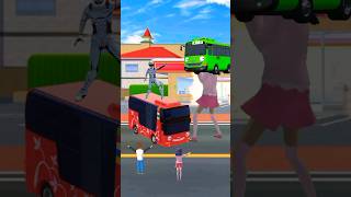 mio yuta dan robot lihat telolet bus cito#sakura #sakuraschoolsimulator #shorts