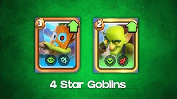 4 Star Dart Goblin & 4 Star Goblin Gameplay | Merge Tactics | Clash Royale 