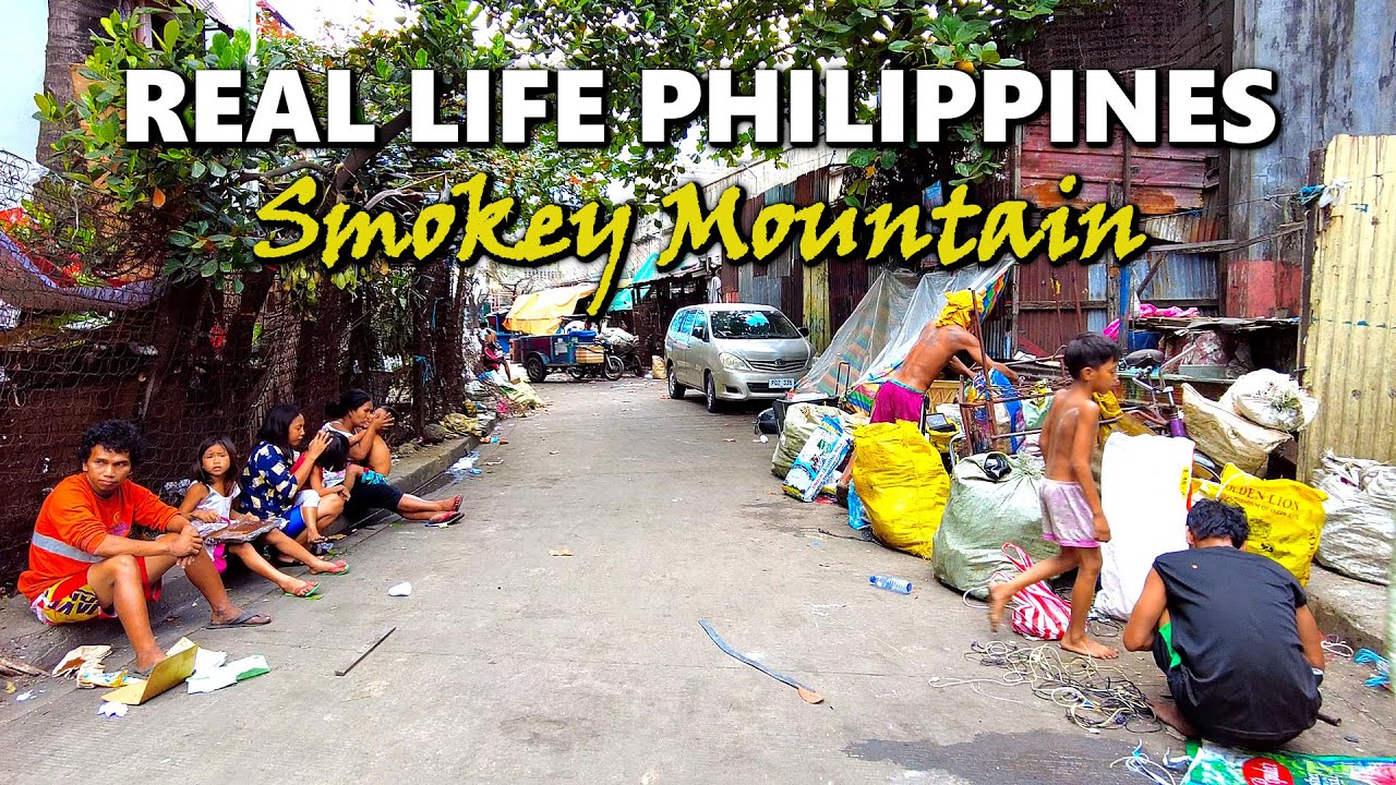Life in Smokey Mountain Tondo Manila Philippines Walking Tours PH [4K