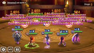 Summoners War - Dark Chakram / Boomerang with Fire Chakram Dancers