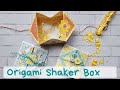 Origami Shaker Box Card