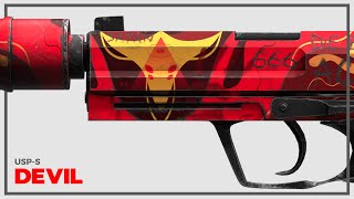 USP-S | 'Devil' collection | Workshop Steam | contest 'Dreams & Nightmares' | nikolaymol©