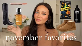 NOVEMBER RANDOM FAVS: fashion, beauty, snacks + pregnancy things