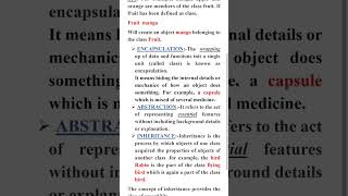 #BASIC CONCEPTS OF OBJECT ORIENTED PROGRAMMING NOTES  (for exams)