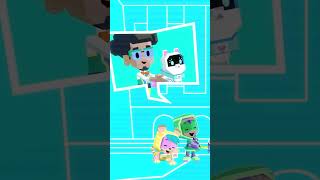 night mission at the museum! #actionpack #dinosaurs #mission #shorts