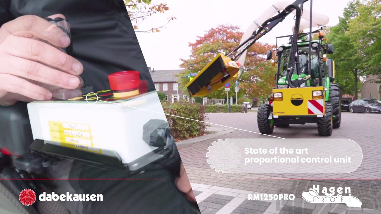Dabekausen Power RM1250pro Hagenprofi / Heckenprofi / Hedge-cutter pro