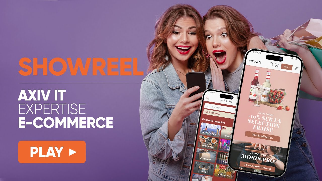 Axiv IT : showreel e-commerce 2024