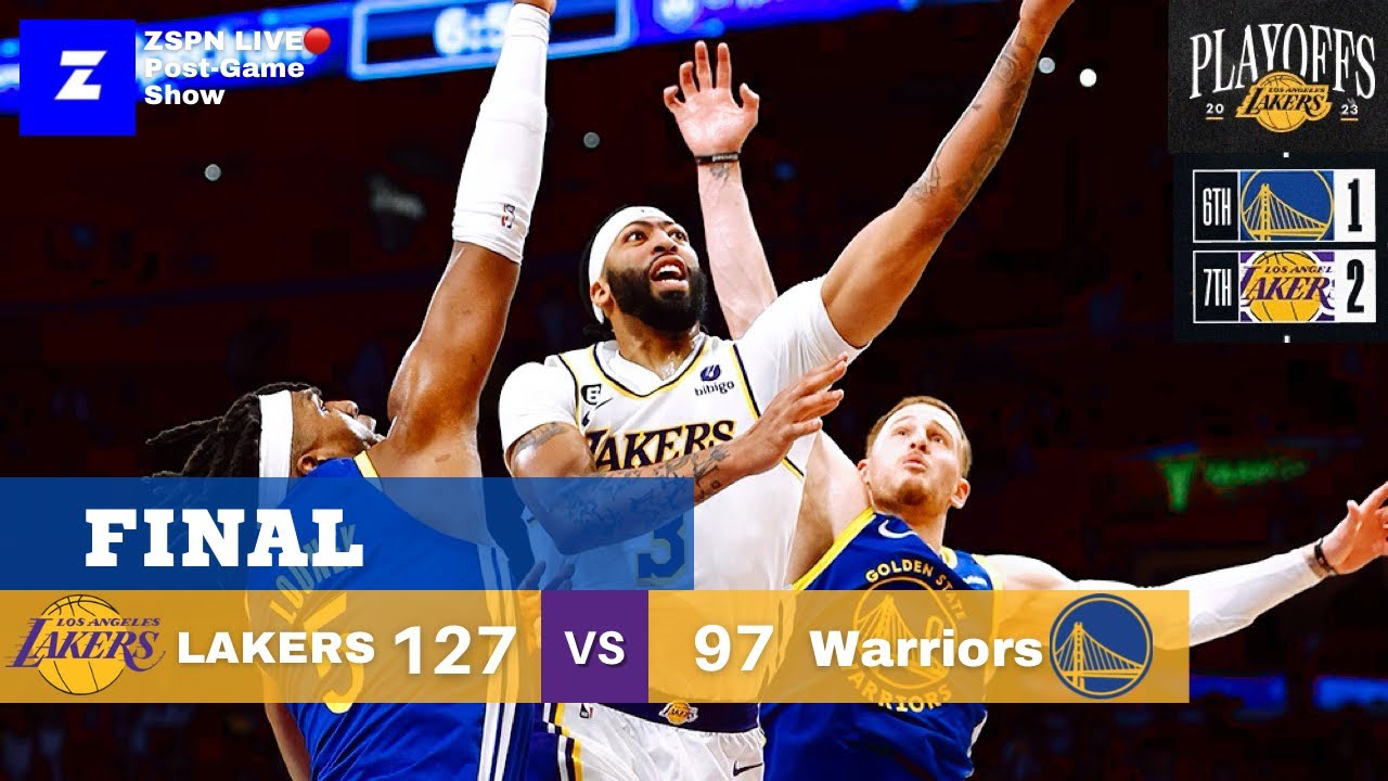 Lakers Take Game 3 In Blow Out Win Vs Warriors 127-97, Anthony Davis ...
