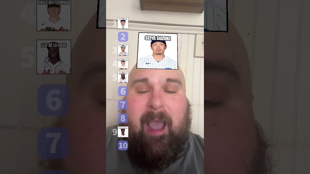 Blind ranking mlb players. 