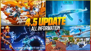 BGMI 4.5 Biggest Update Ever? 😱 Spider-Man, Naruto & Glacier AKM Returns! screenshot 2