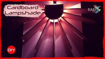 How to make a Lampshade with Cardboard | DIY Home Tutorial | Home Made Lamp Shade