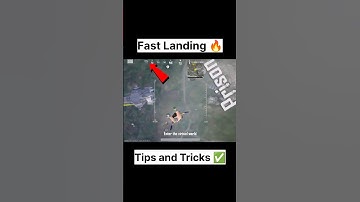 Fast Landing | Tips and Tricks | Pubg Mobile | Bgmi Tips | #pubgmobile #bgmitipsandtricks #bgmi