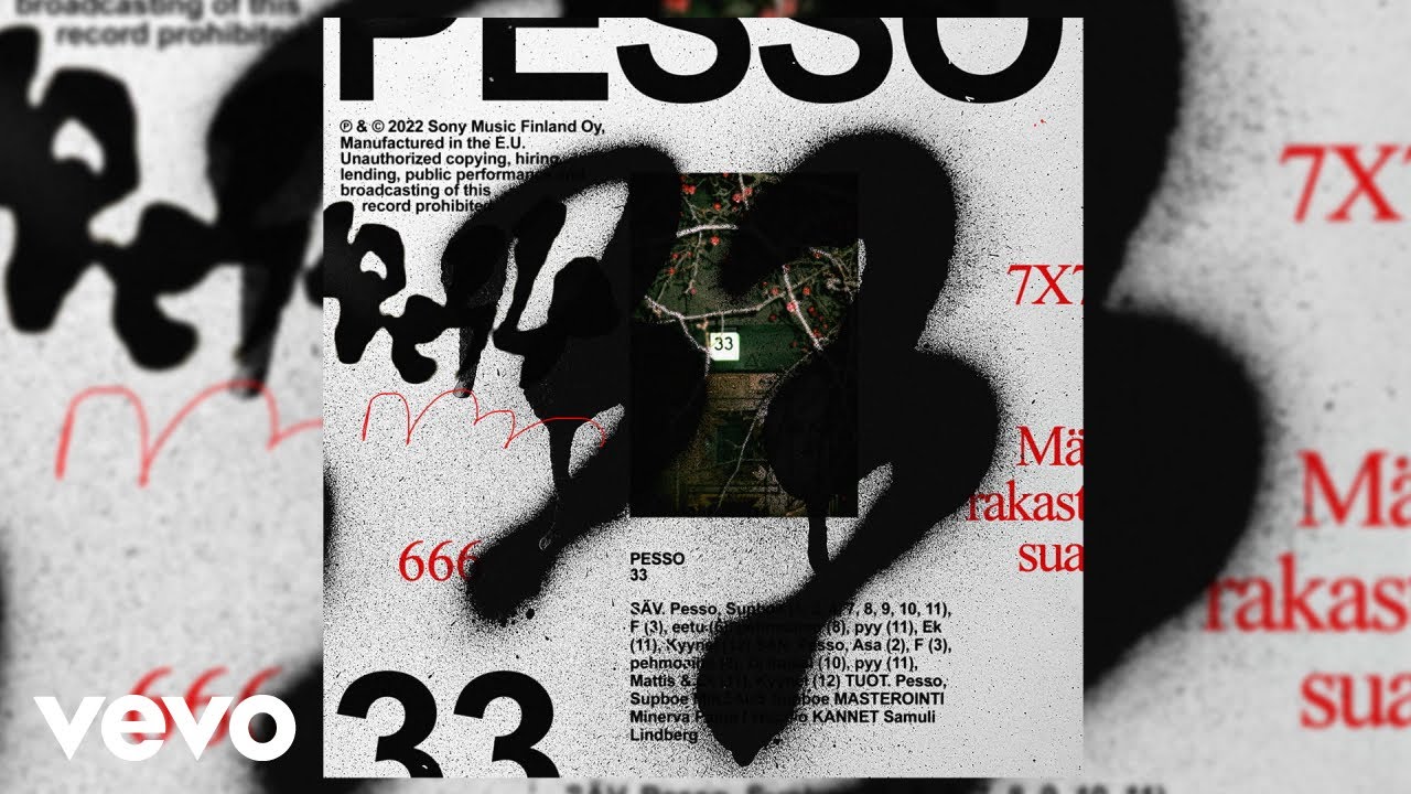 Watch Pesso - BONUS TRACK "33" (Audio) ft. Kyynel on YouTube Watch Pesso - BONUS TRACK "33" (Audio) ft. Kyynel on YouTube