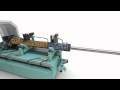 Animazione 3d di processo cilindro idraulico costruzione meccanica