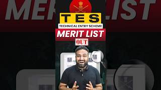 TES (Technical Entry Scheme) Merit List OUT 2026 #tes #meritlist #armyofficer