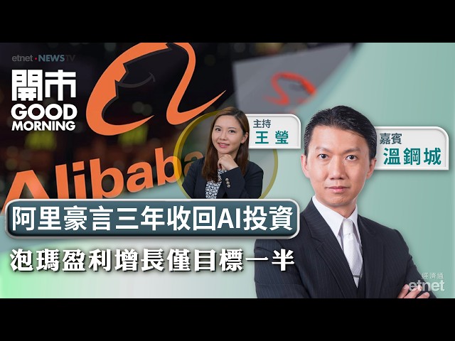  阿里純利跌四成AI支出增料三年回本 