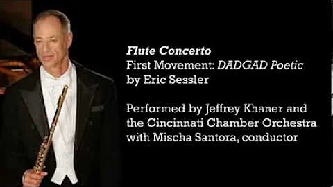 Jeffrey Khaner performs Flute Concerto by Eric Ses...