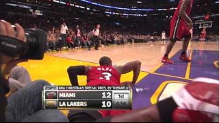 Dwyane Wade Misses A Dunk Vs La Lakers