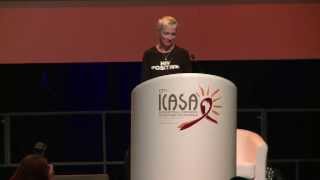 UNAIDS Annie Lennox & Michel Sidibe at ICASA 2013