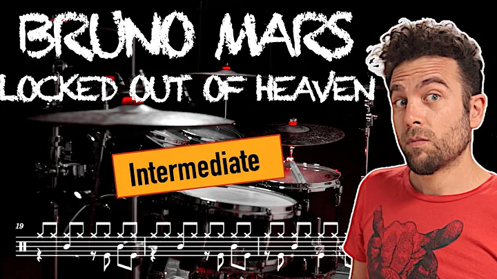 Bruno Mars -Locked Out Of Heaven - Drum Cover (with scrolling drum score)