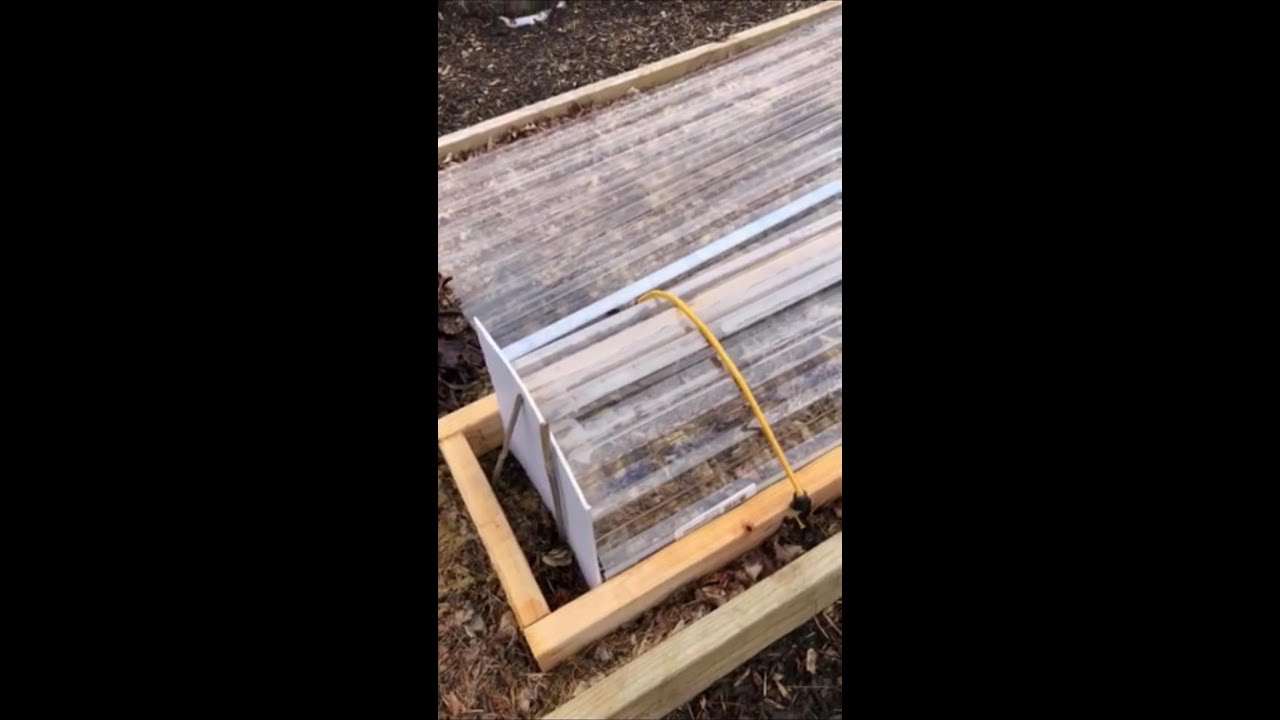 How to Build a Cloche Tunnel Frame - Extend Your Season!: 60 Seconds or Sow Garden Videos #shorts