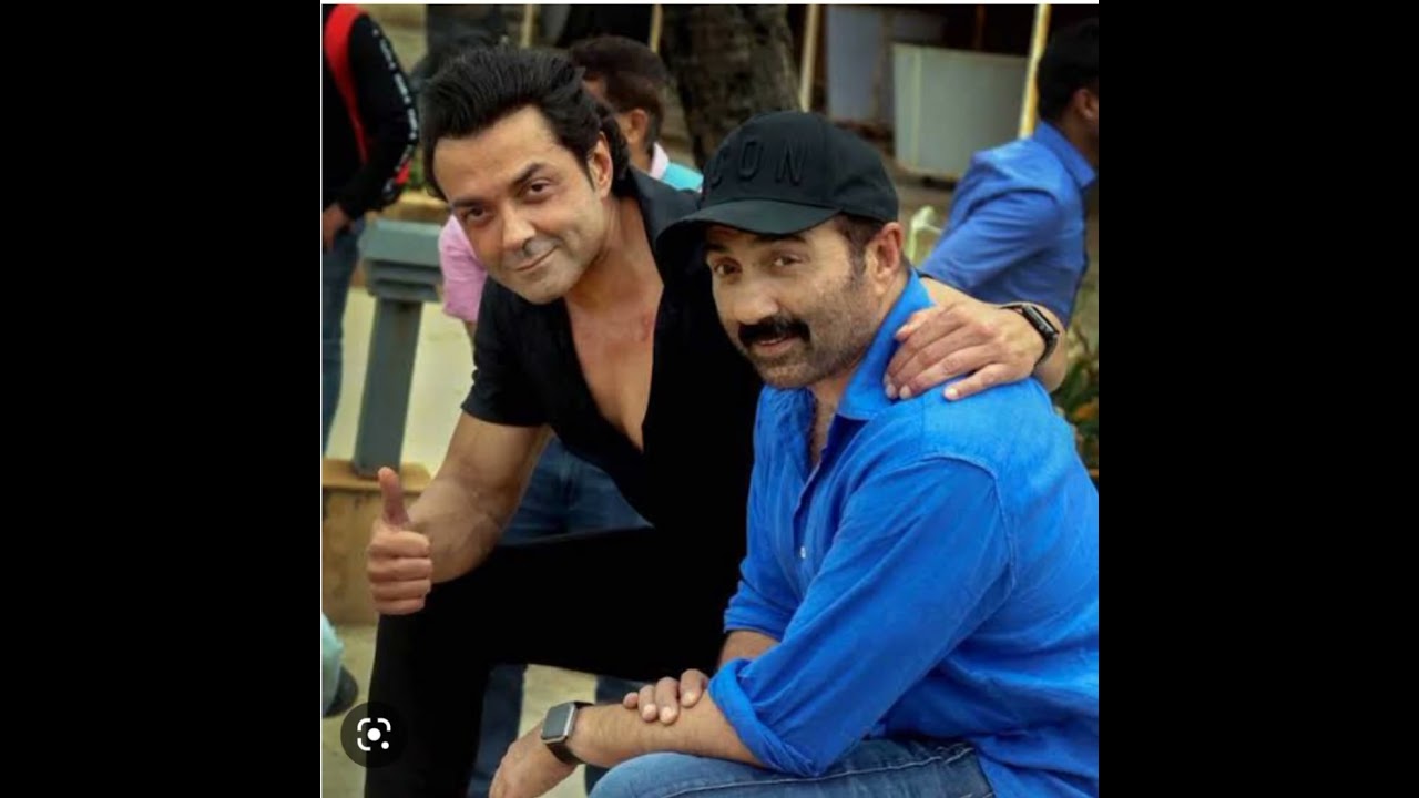 Sunny daol with Bobby daol bollywood actress 