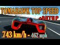 GT Sport - SRT Tomahawk X VGT - Top Speed Record // 743 kmh - 462 mph  + SETUP