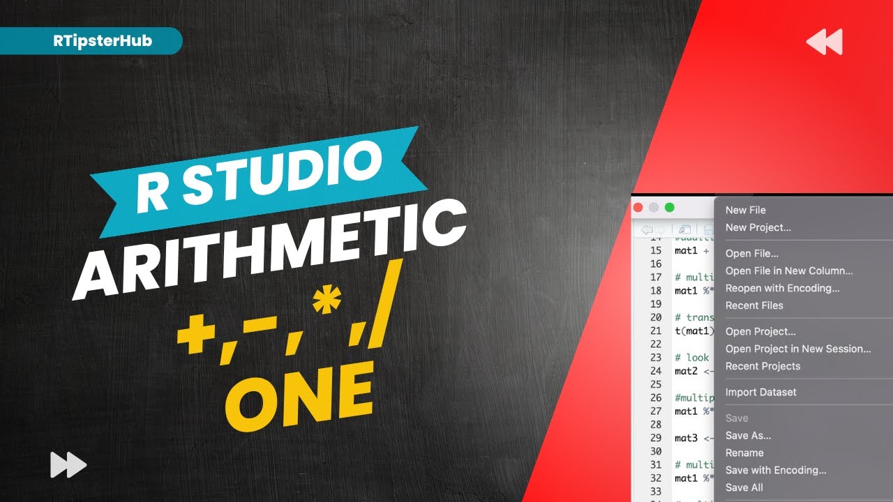 Arithmetic Operations in R/ Add, Subtract, Multiply, Divide