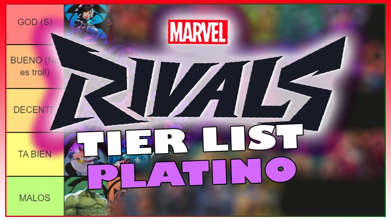 Marvel Rivals #5 | TIER LIST SEASON 0 - BRONCE, PLATA, ORO Y PLATINO ...
