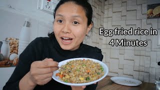 Egg fried rice tang hapoh 4 minutes| Ka long ka ba suk bha