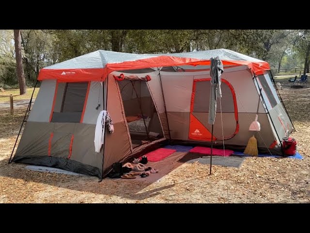 Ozark Trail 14' x 10' x 78 Instant Cabin Tent with Light, Sleeps  10180ac780bb04f09aa917db542d790 