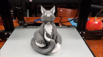 3D Printed Blink Fox On The HICTOP D3 Hero IDEX