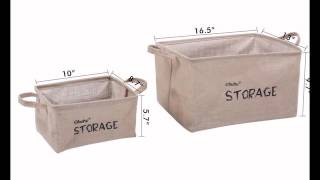 Ohuhu Storage Baskets Organizers, 2-pack of 2 Sizes