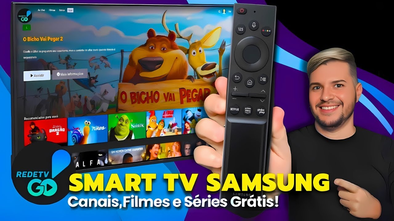 CHEGOU NOVO REDE TV GO  STREAMING GRÁTIS PARA SUA SMART TV SAMSUNG!