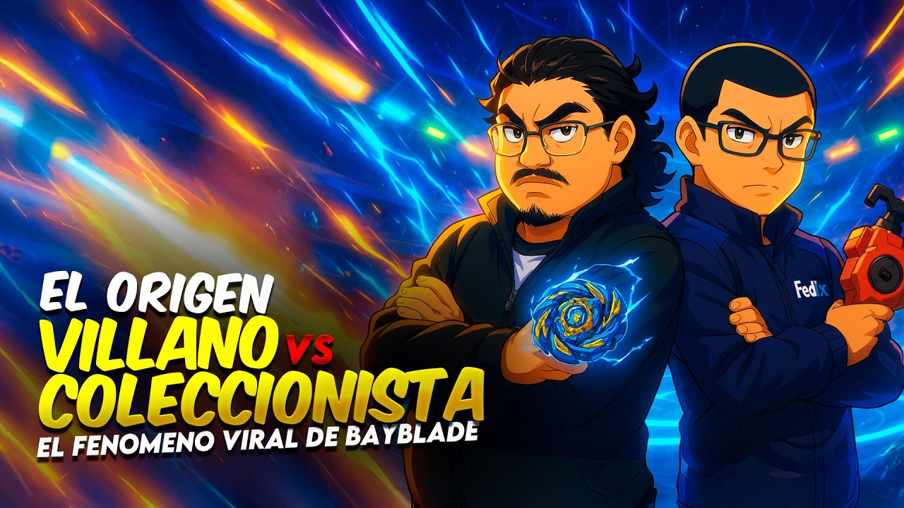 El Origen del fenomeno viral de BEYBLADE en CHILE, Villano Vs Coleccionista