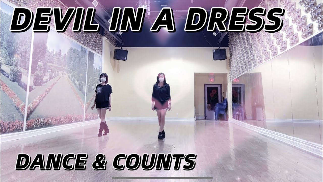 DEVIL IN A DRESS Line Dance by Niels Poulsen (DANCE & COUNTS) - YouTube