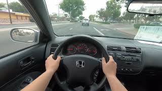 2005 Honda Civic EX POV ASMR Test Drive