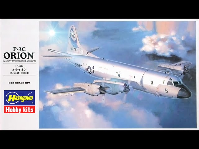 PREVIEW HASEGAWA 1/72 LOCKHEED P-3C ORION - YouTube