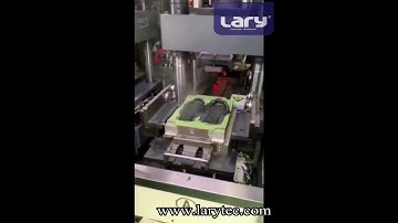 rubber shoe sole factory work with injection machine, very quickly