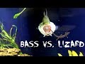 PET BASS EATS A LIZARD!!