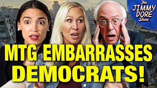 Marjorie Taylor Greene Easily OUT-LEFTS The Democrats! 