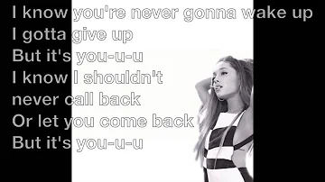 Ariana Grande "problem" (lyrics) ft Iggy Azalea