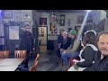 Poe & Pints cast at rehearsals