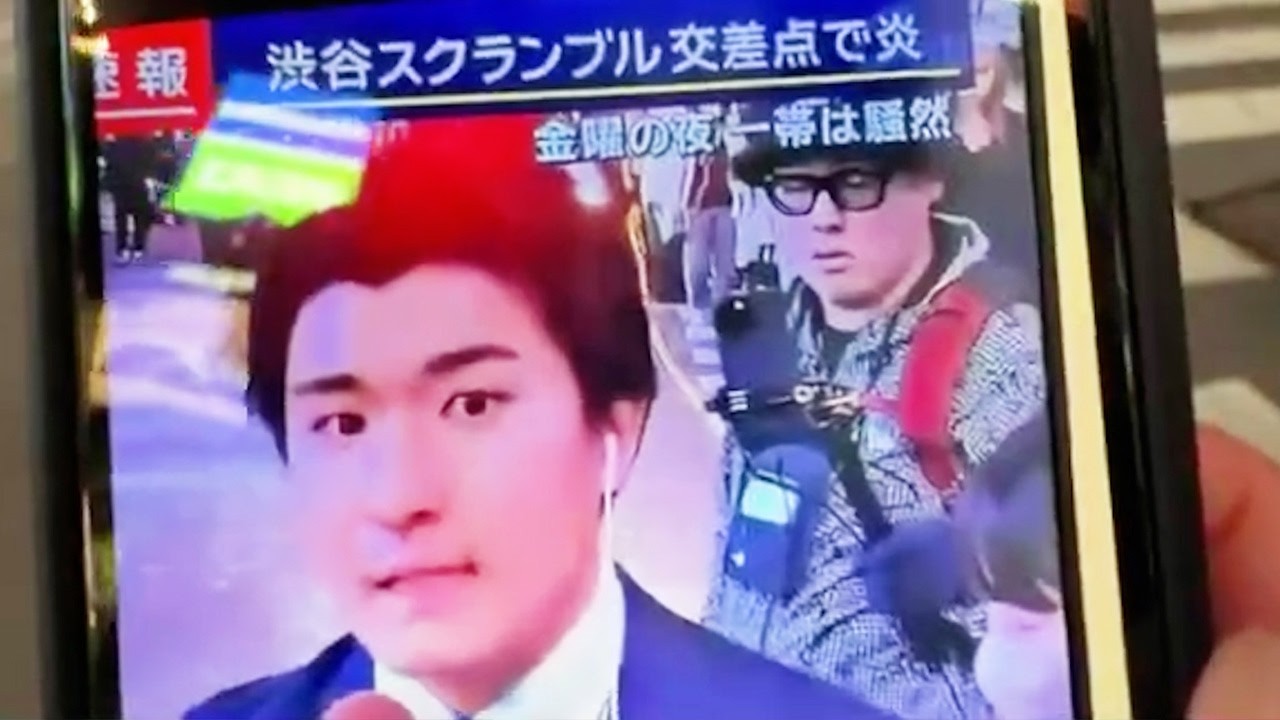 渋谷の路上で灯油まき火をつけた事件直後の渋谷を徘徊します