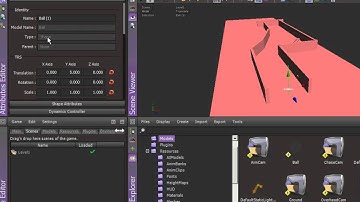 Vid 19 - Adjusting the ball bounce and tweaking the chase cam again in ShiVa3D