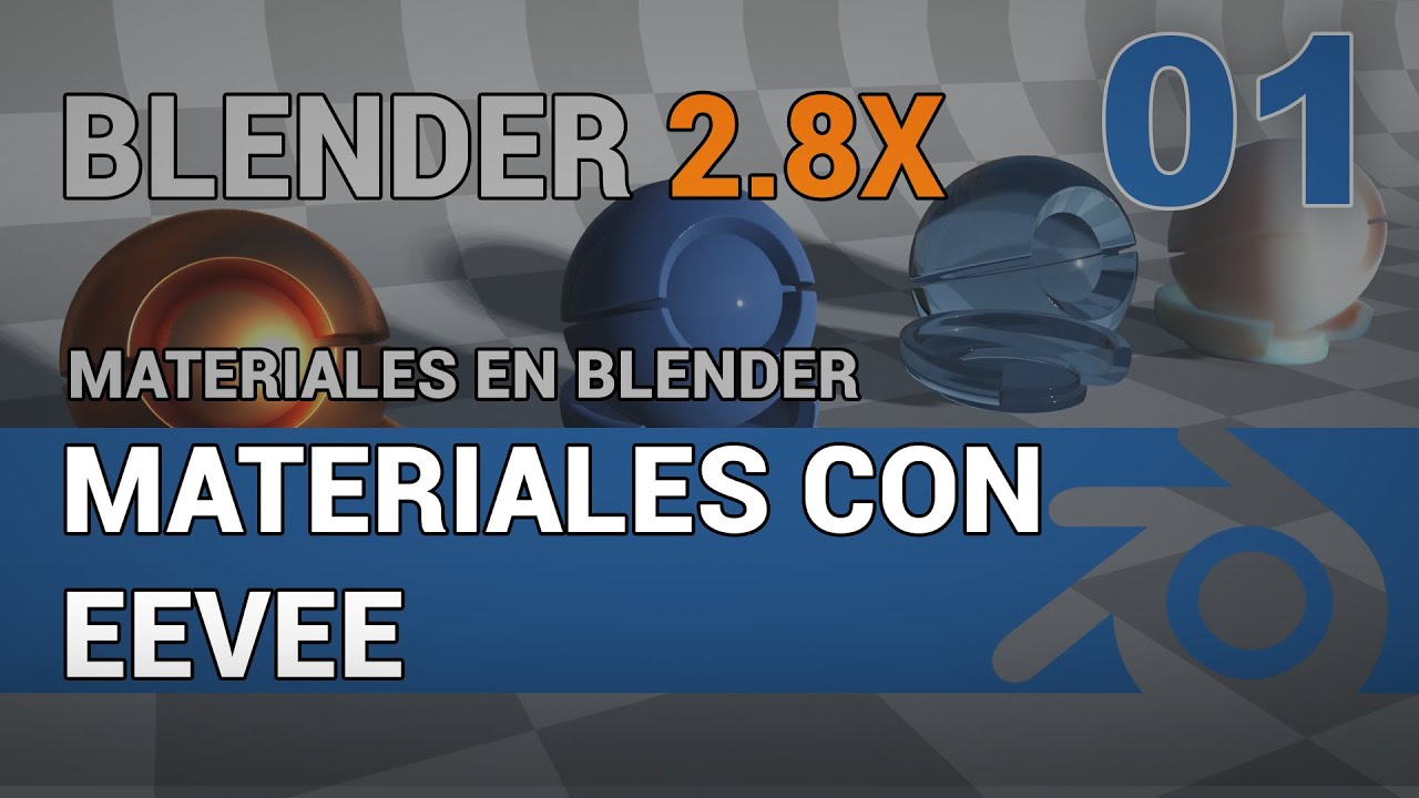 Materiales con eevee en Blender 2.8 | Materiales de Blender