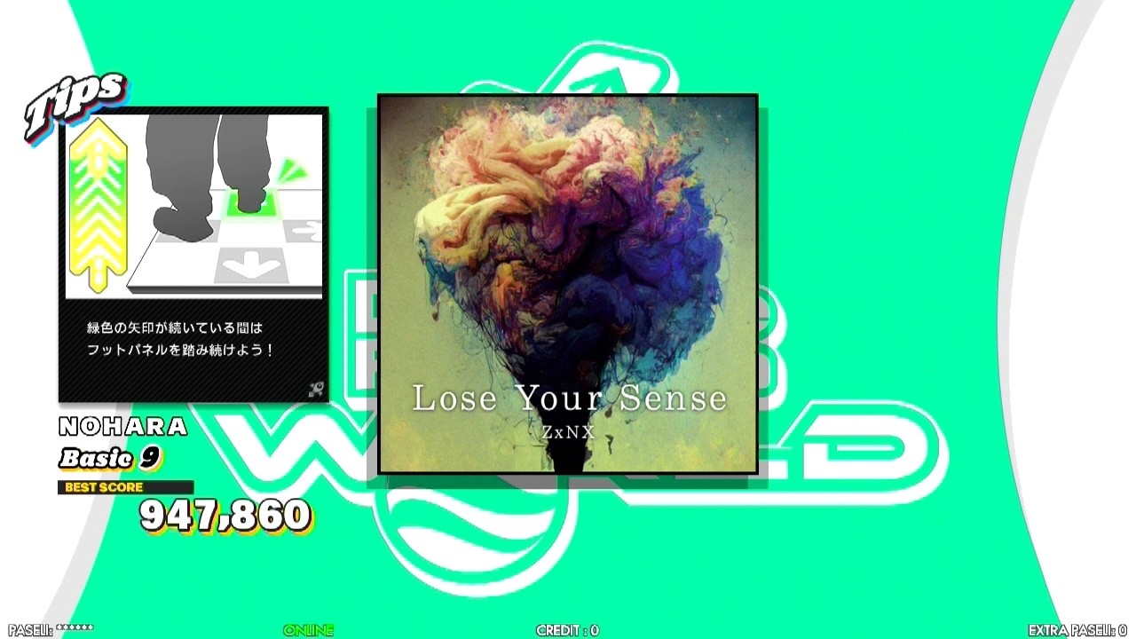 DDR WORLD】 Lose Your Sense ZxNX 【DOUBLE Basic9】 SPEED57-114-228