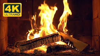 Fireplace 🔥 (12 Hours), Calming Video, Campfire Sound, Relax, Fire, Nature, Meditation