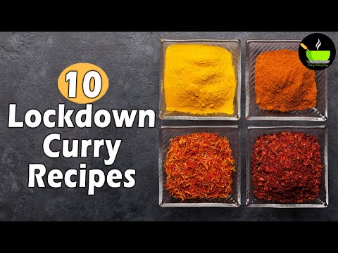 10 Lockdown Curry Recipes | Lockdown Cooking | Indian Recipes for Beginners | No Vegetable Curry | She Cooks